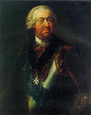 Johann Niklaus Grooth Portrait of Moritz Carl Graf zu Lynar wearing oil painting image